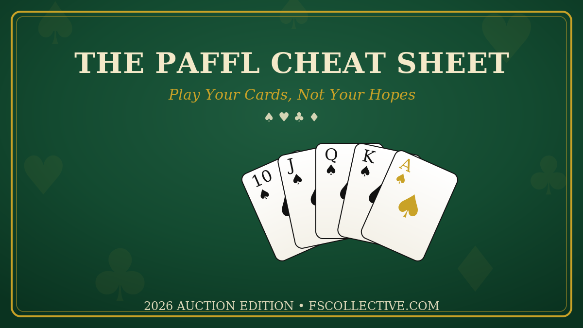 How to Build a Winning PAFFL Roster: A Poker Guide